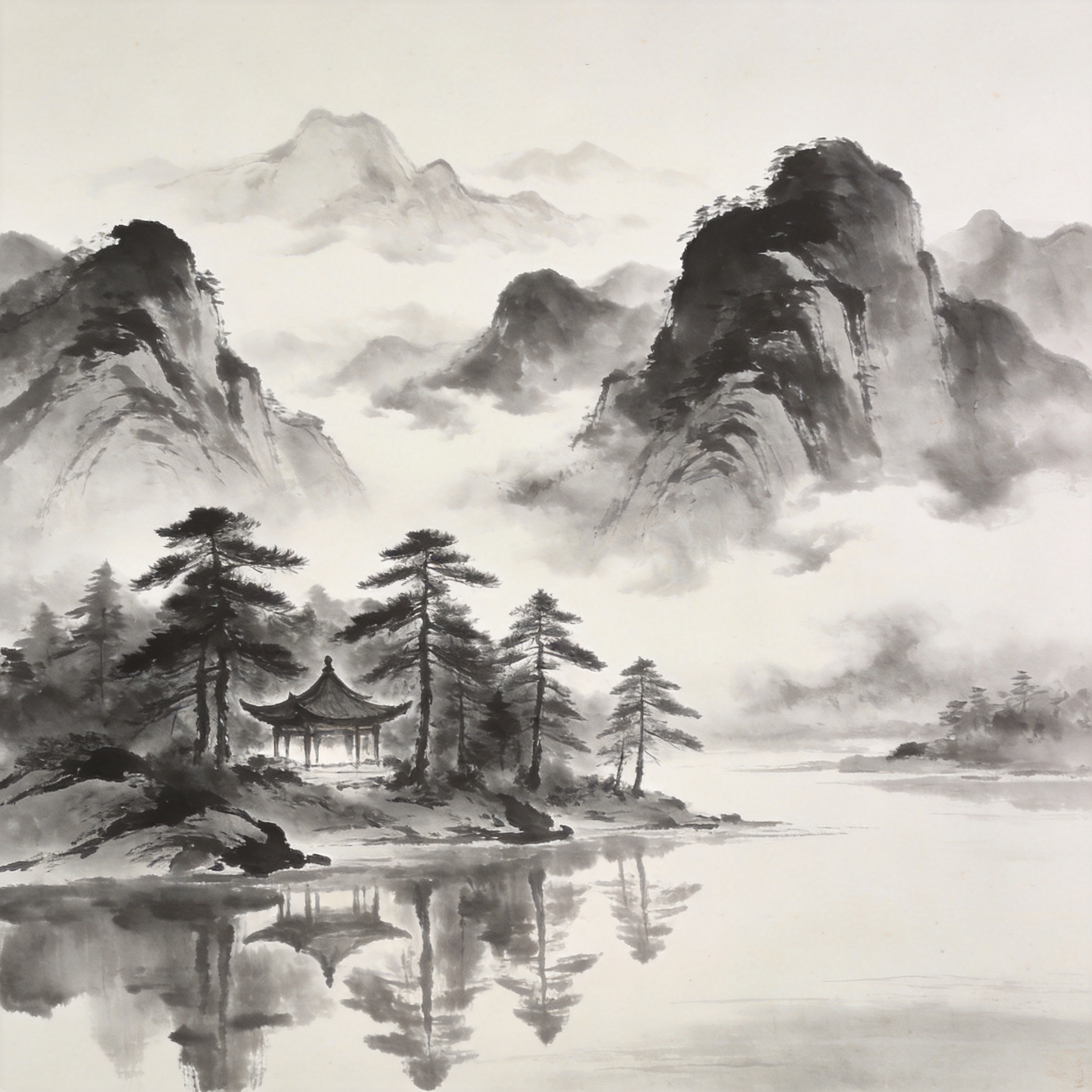 千峰叠嶂