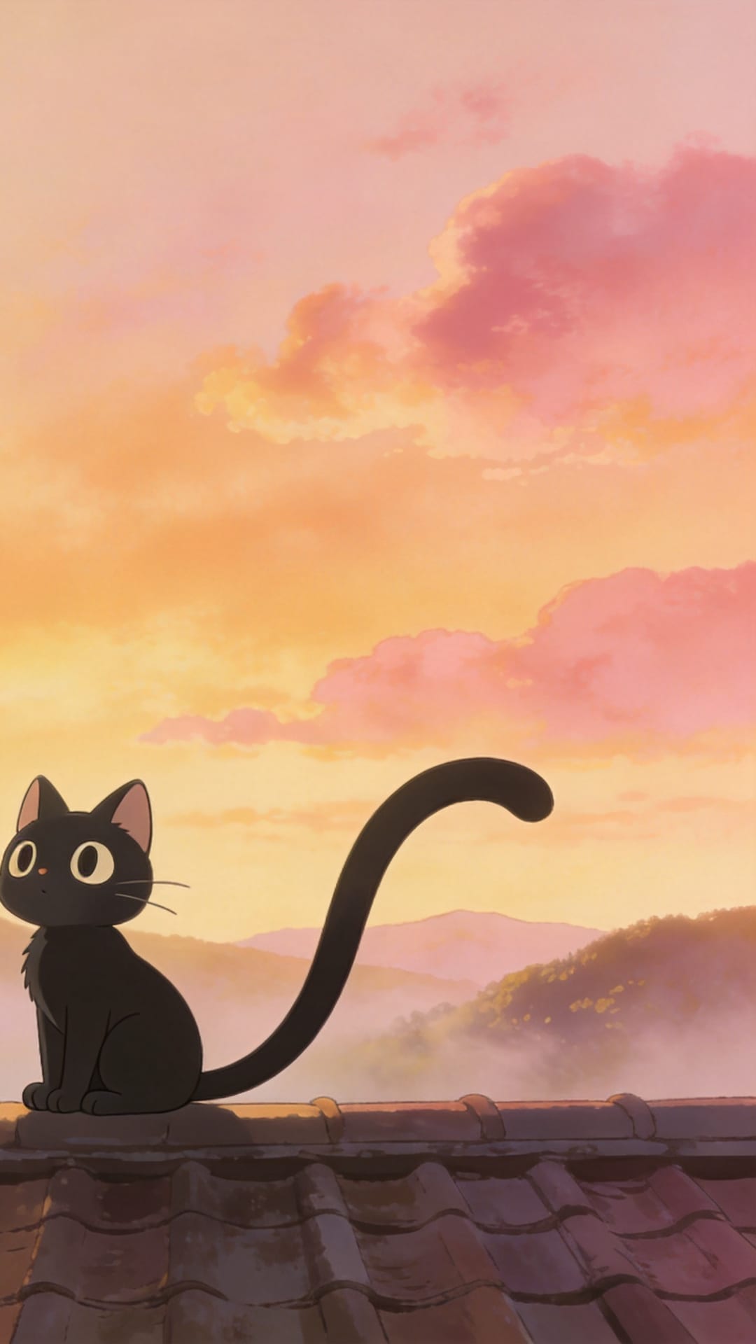 屋顶黑猫·暮