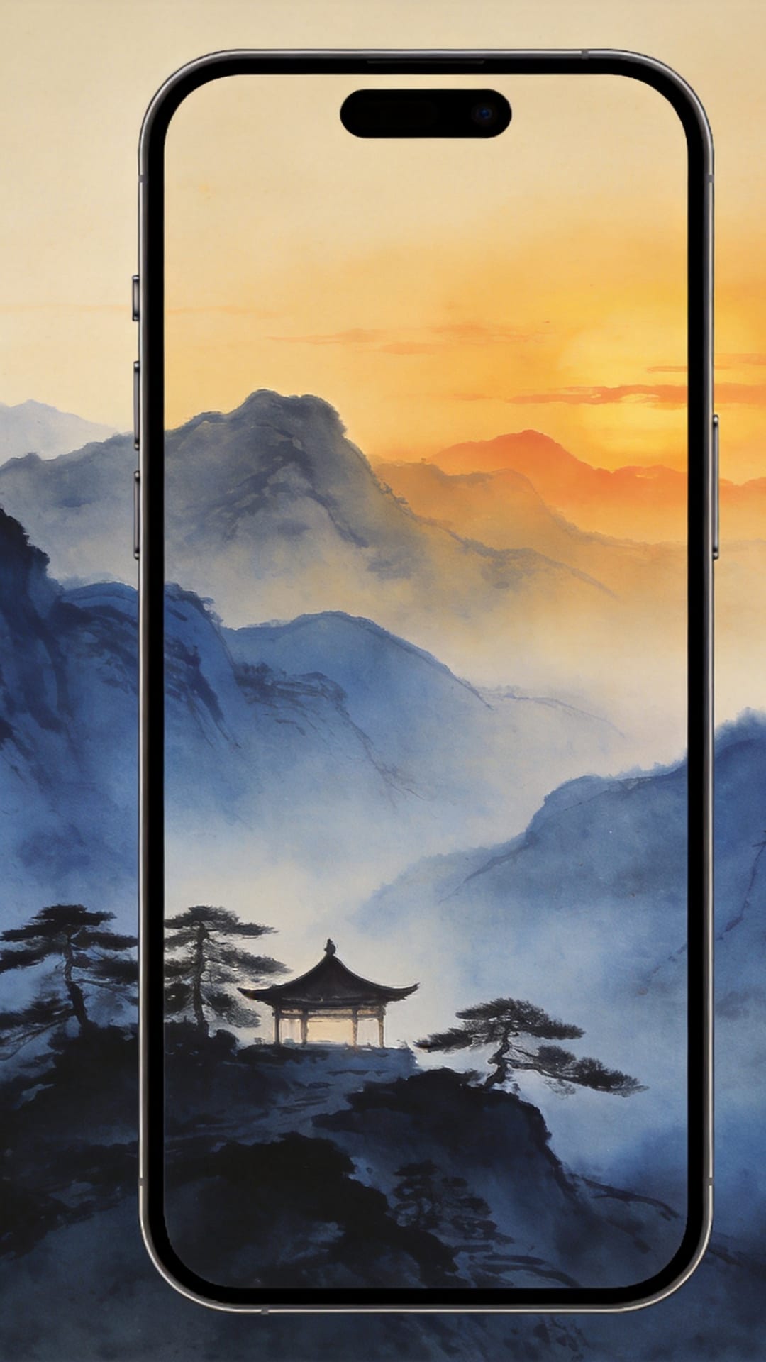 水墨千山·霞