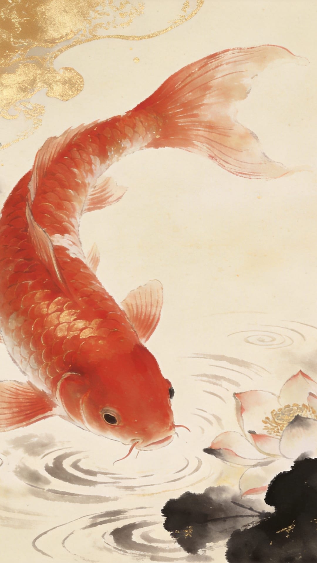 朱砂锦鲤·金
